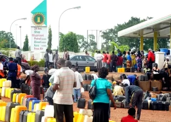 Fuel scarcity hits Lagos in some parts of Lagos, as filling stations hoard product