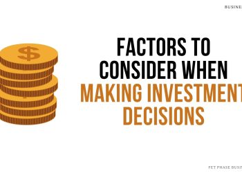 How to identify the key factors before investing in a company