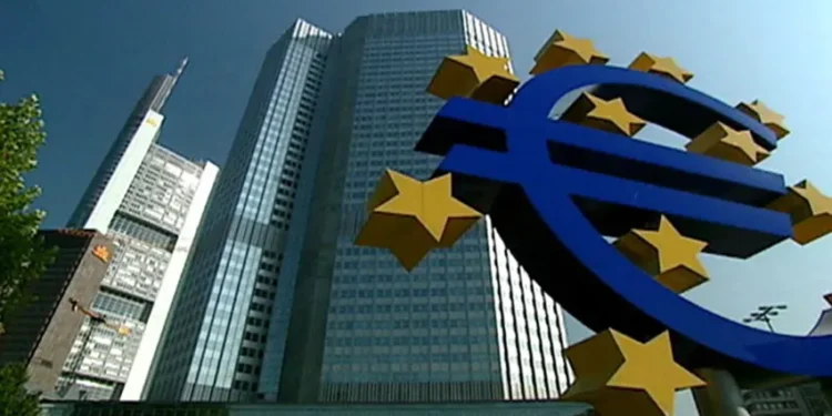 Euro Area Bank Lending Survey Shows Tightened Credit Standards and Decreased Loan Demand in Q2 2023.