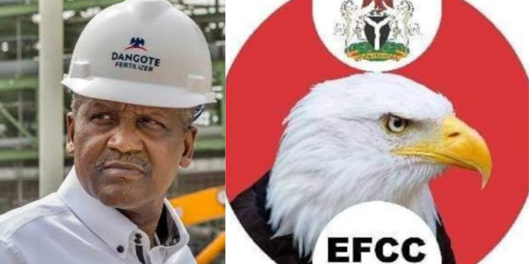 EFCC Operatives Raid Dangote Industries Headquarters in Forex Probe